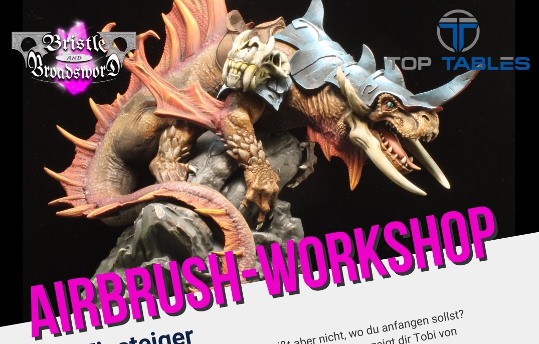 Airbrush Einsteigerkurs mit Tobi von Bristle and Broadsword
