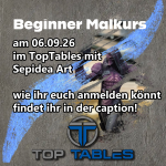 Beginner Malkurs im Top Tables mit Sepidea-Art